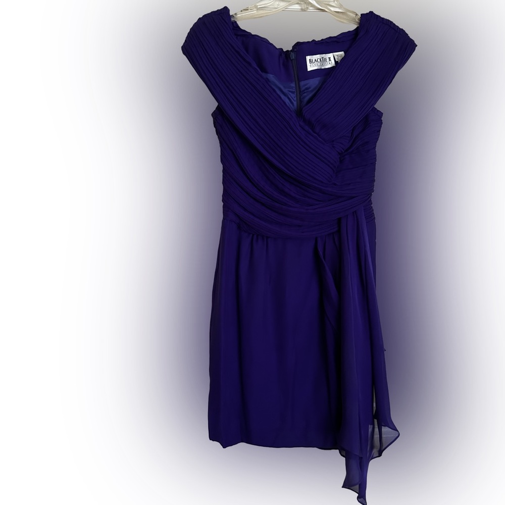 BlackTie II Collection Oleg Cassini 100% Silk Cocktail Dress